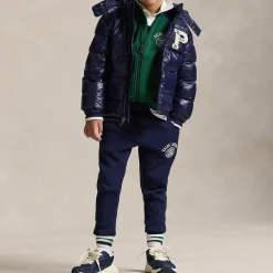 Sale POLO RALPH LAUREN Glossed Hooded Down Puffer Jacket 3-7 Years