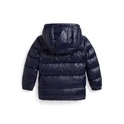 Sale POLO RALPH LAUREN Glossed Hooded Down Puffer Jacket 3-7 Years