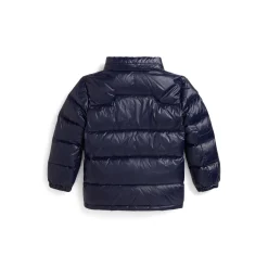 Sale POLO RALPH LAUREN Glossed Hooded Down Puffer Jacket 3-7 Years