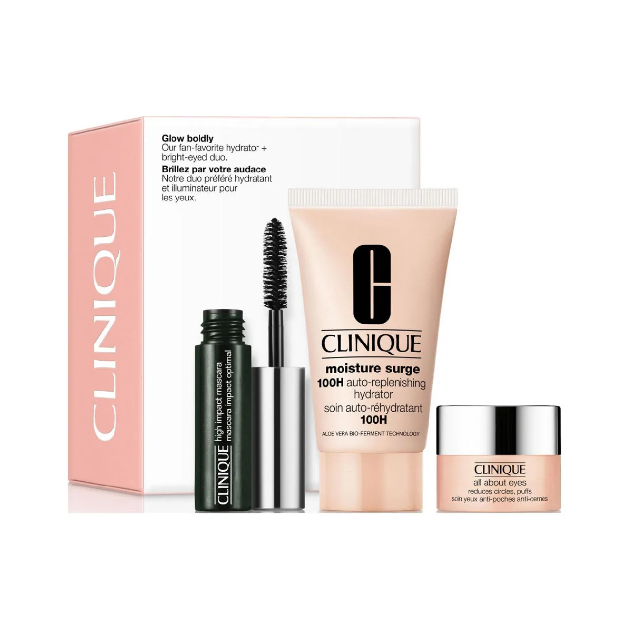 Hot CLINIQUE Glow Boldly Skincare and Makeup Gift Set