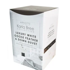 New KARLA BREE Goose Feather & Down Duvet 4.5 Tog