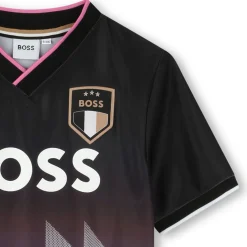 Outlet BOSS KIDS Gradient Logo Badge T-Shirt