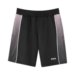 New BOSS KIDS Gradient Stripe Logo Shorts