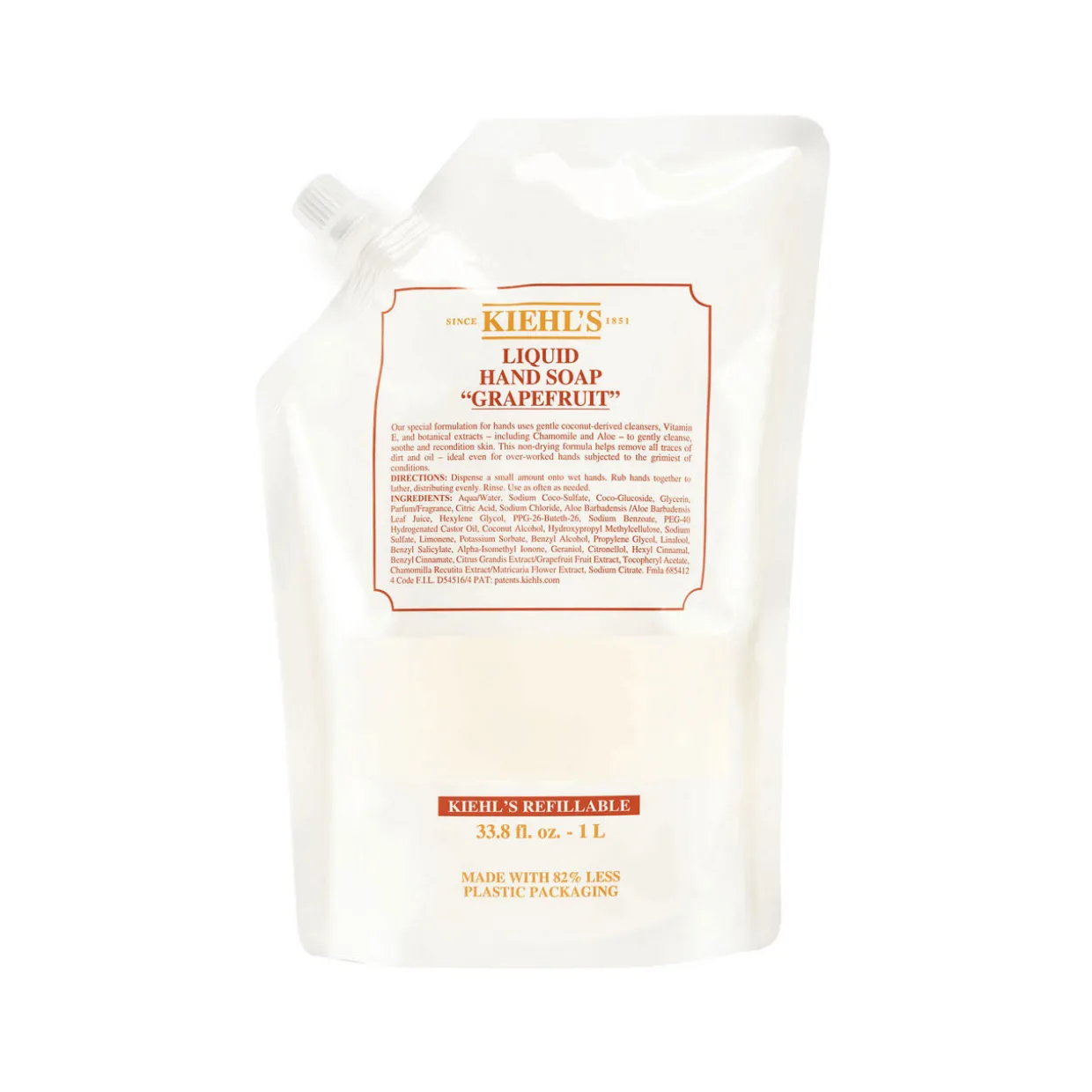 Grapefruit Soap 1L Refill Pouch