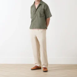 Greenport Drawstring Straight Leg Trousers