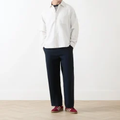 New FARAH Greenport Drawstring Straight Leg Trousers