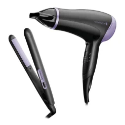 Discount REMINGTON Hairdryer and Straightener Pack Black