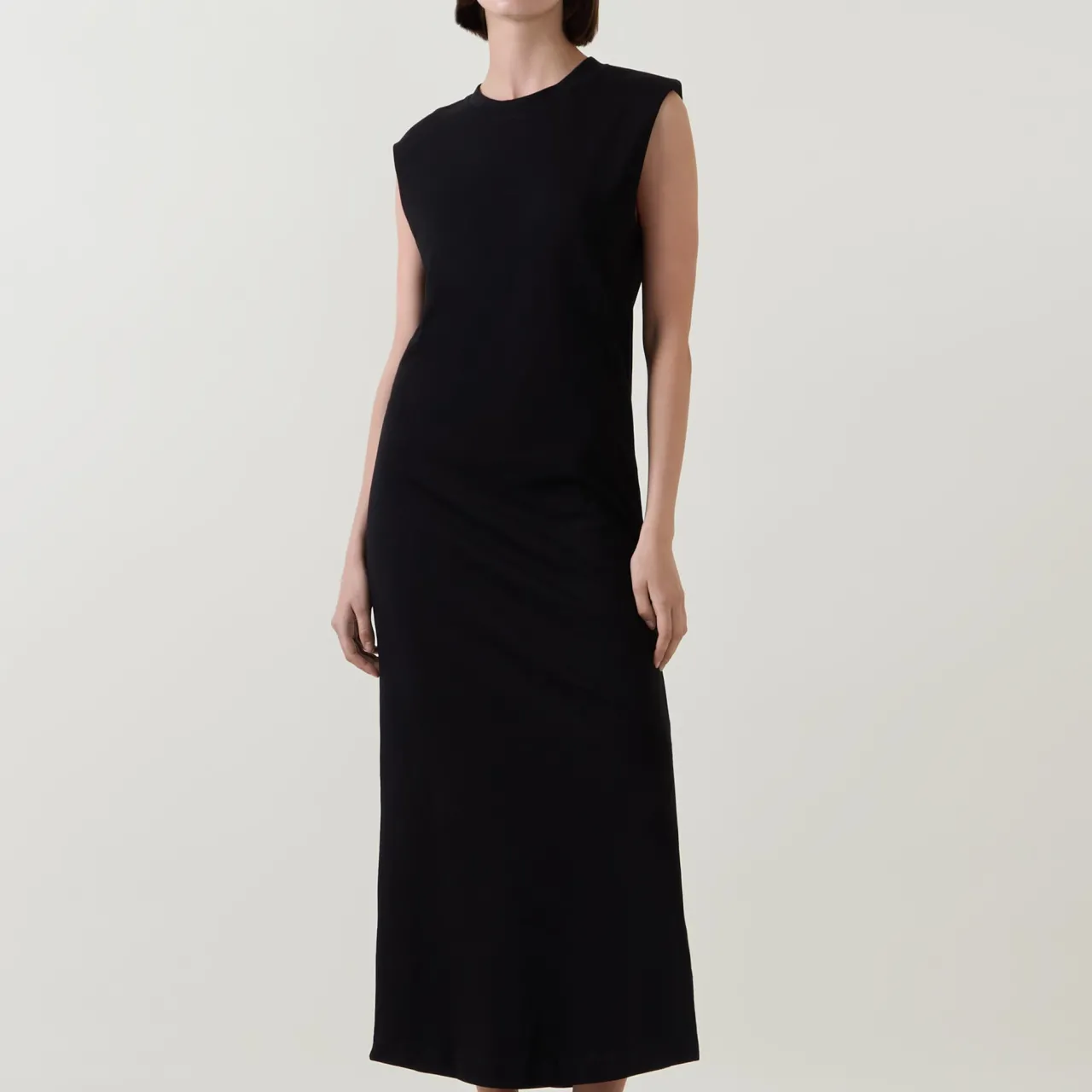 Discount SELECTED FEMME Haley Side Slit Flared Dress