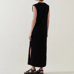 Discount SELECTED FEMME Haley Side Slit Flared Dress