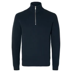 Best SELECTED HOMME Half-Zip Knitted Sweater