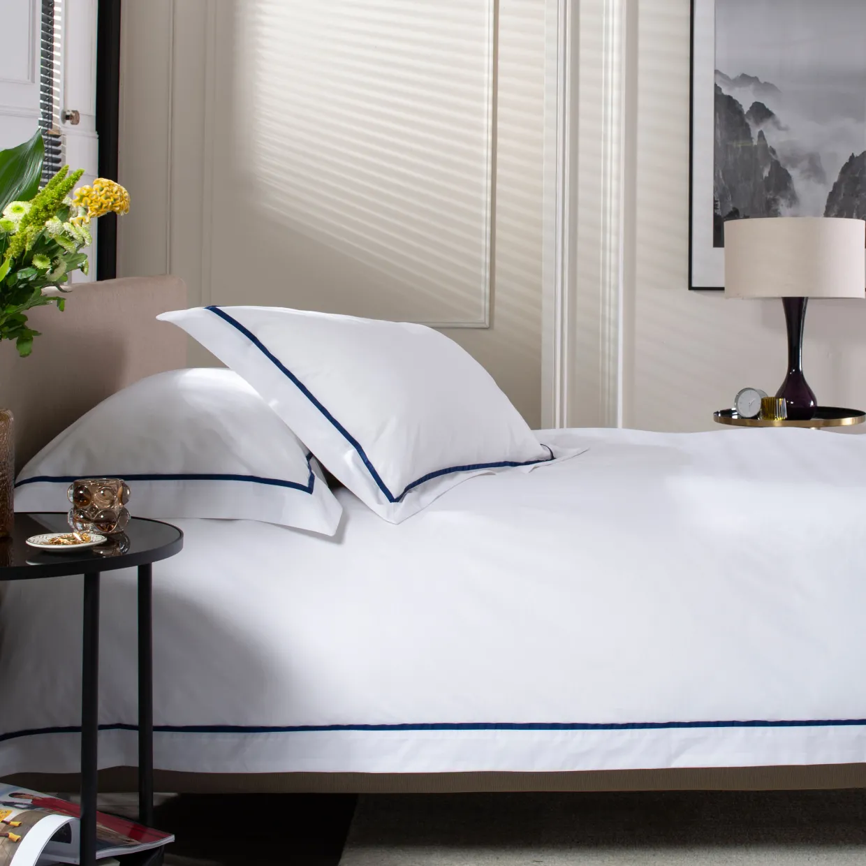 Hampstead Duvet Set Blue