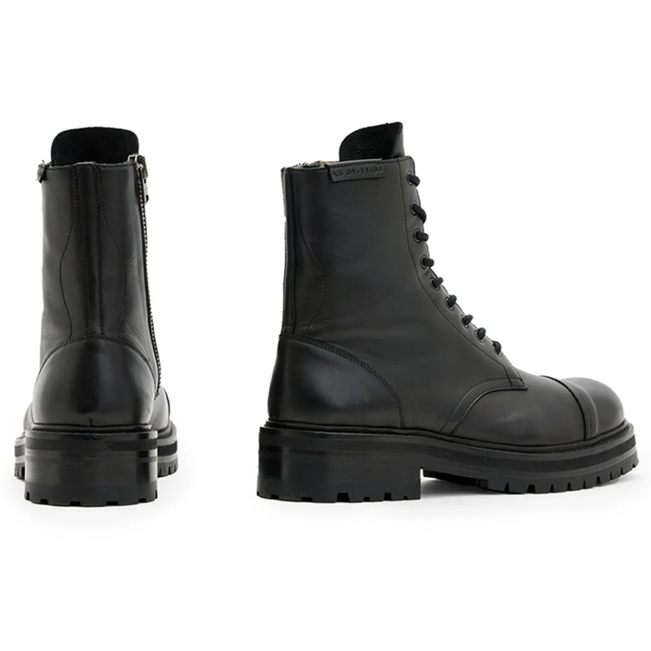 Outlet ALLSAINTS Hank Chunky Leather Boots