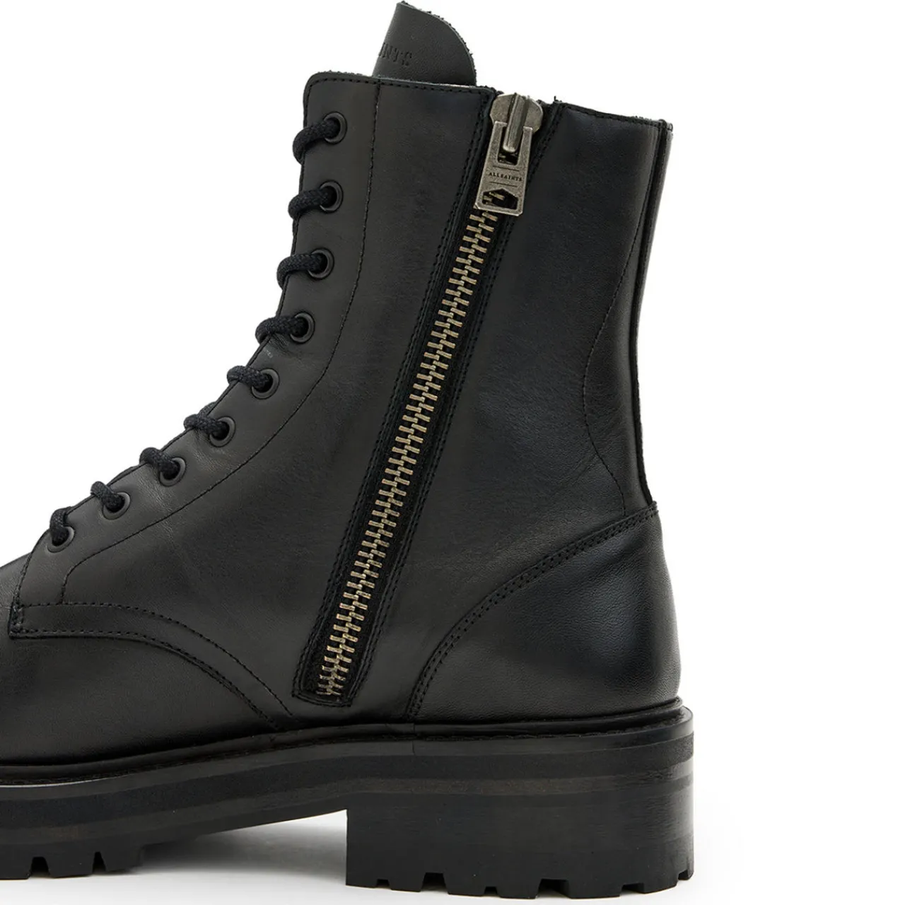 Outlet ALLSAINTS Hank Chunky Leather Boots