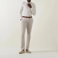 Fashion BOSS Hank Contrast Trim Single Cuff Shirt