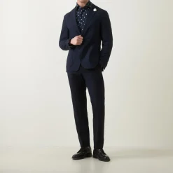 Hot BOSS Hanry Seersucker Single-Breasted Blazer