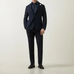 Hanry Seersucker Single-Breasted Blazer