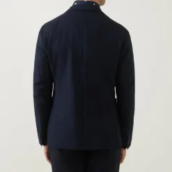Hanry Seersucker Single-Breasted Blazer