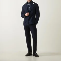 Hanry Seersucker Single-Breasted Blazer