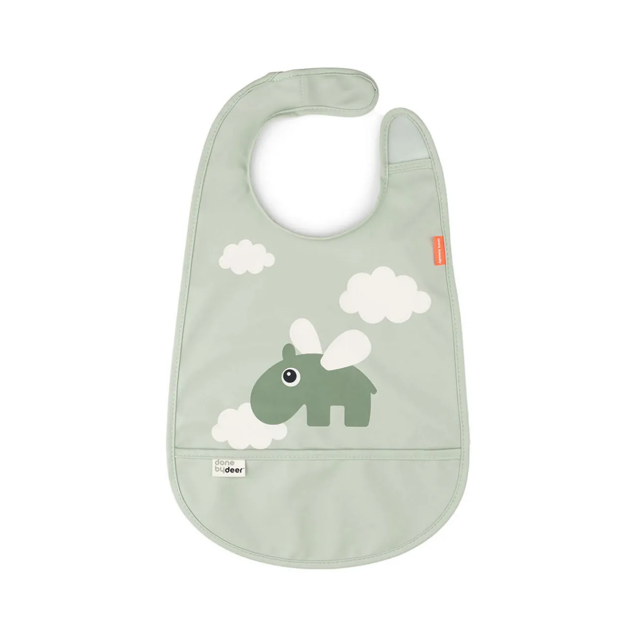 Best DONE BY DEER Happy Clouds Bib Green