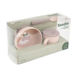 Happy Clouds Powder Three-Piece Foodie First Meal Set