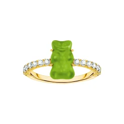 Clearance THOMAS SABO Haribo Green Goldbear Ring