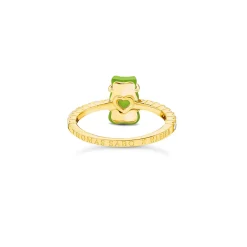 Clearance THOMAS SABO Haribo Green Goldbear Ring