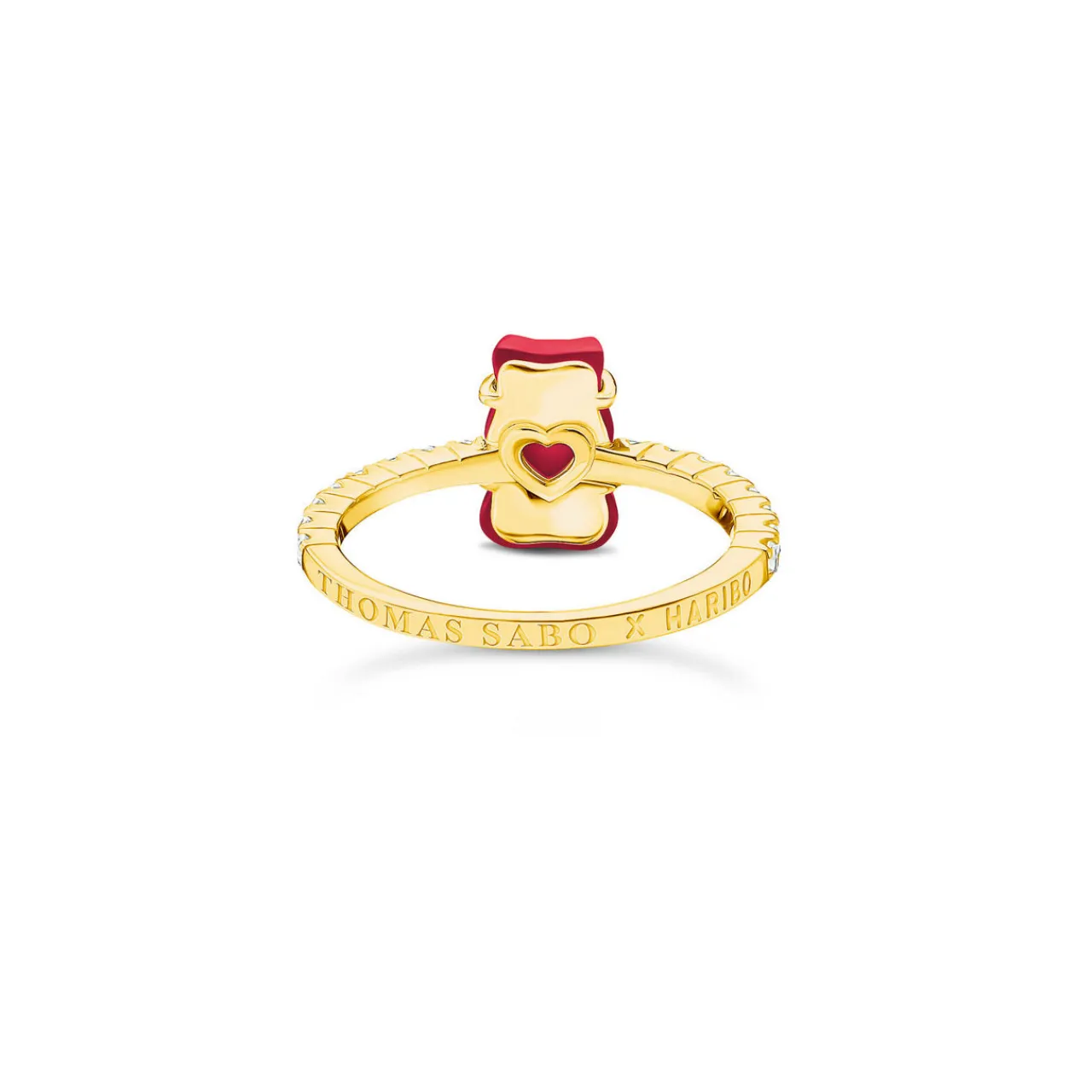 Fashion THOMAS SABO Haribo Red Goldbear Ring