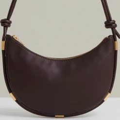 Online REISS Harriet Leather Rope Strap Shoulder Bag