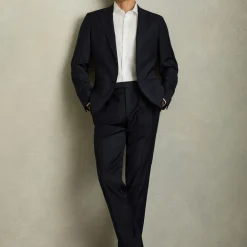 Hatch Textured Tailored Trousers