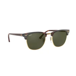 Havana Clubmaster Square Sunglasses RB3016 Brown
