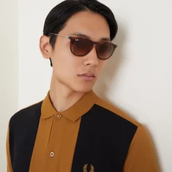 New RAY-BAN Havana Erika Pilot Patterned Sunglasses  Brown