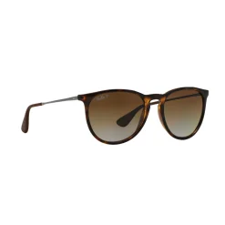 Havana Erika Pilot Plain Sunglasses Brown