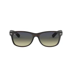 Havana New Wayfarer Green Lens Sunglasses Brown