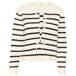 Haven Striped Tie Front Cardigan