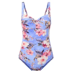 New SEA LEVEL Hawaii Ruched Floral Swimsuit