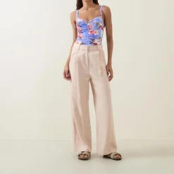 New SEA LEVEL Hawaii Ruched Floral Swimsuit