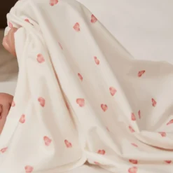 Outlet ROSA & BLUE Heart Blanket