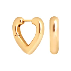 Sale ASTRID & MIYU Heart Open Hoop Earrings