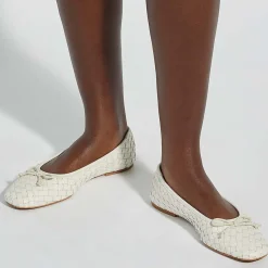 Fashion DUNE LONDON Heat Woven Ballet Flats