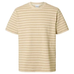 Sale SELECTED HOMME Heli Seersucker Striped T-Shirt