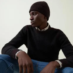 Herringbone Beanie Hat