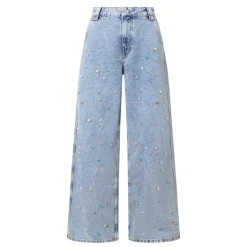 Sale ESSENTIEL ANTWERP Higg Rhinestone Wide Leg Jeans