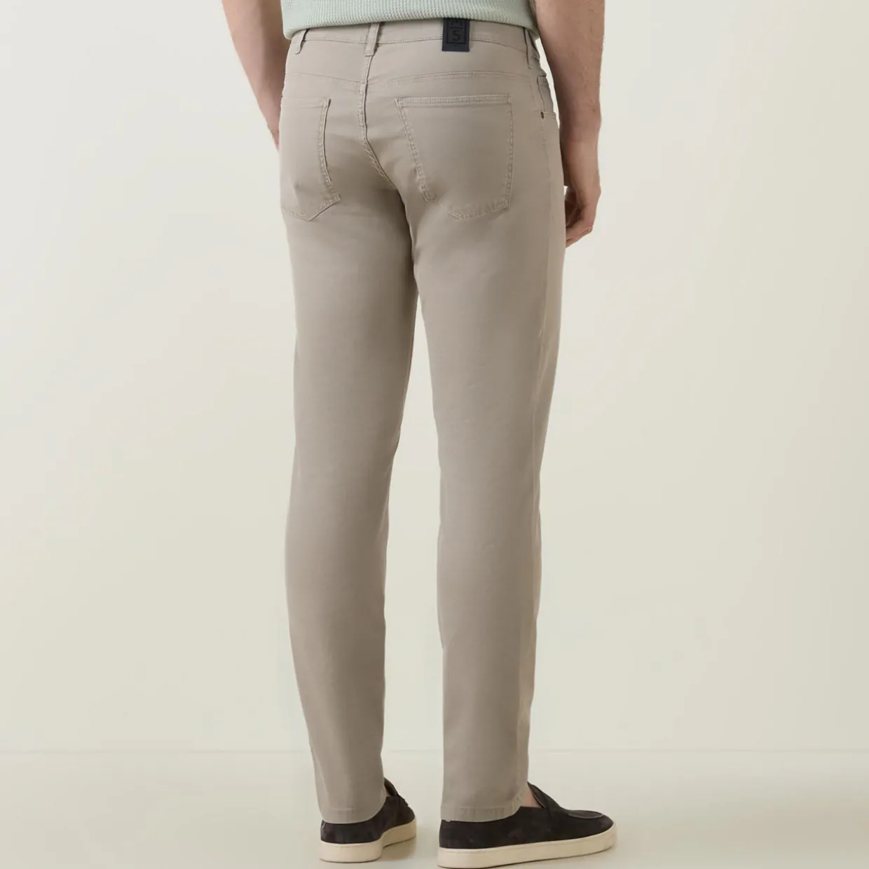 High Performance Micro Structure Slim Leg Chinos