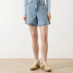 High-Rise Baggy Shorts