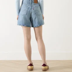 High-Rise Baggy Shorts