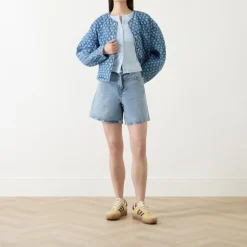 High-Rise Baggy Shorts