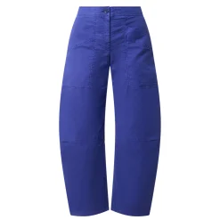 High-Rise Barrel Leg Trousers