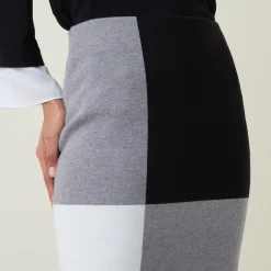 Sale JOSEPH RIBKOFF High-Rise Colour-Block Pencil Skirt