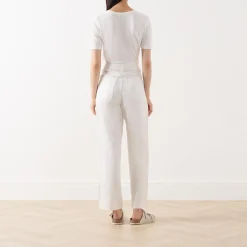 Hot MARC O POLO High-Rise Cropped Straight Leg Jeans