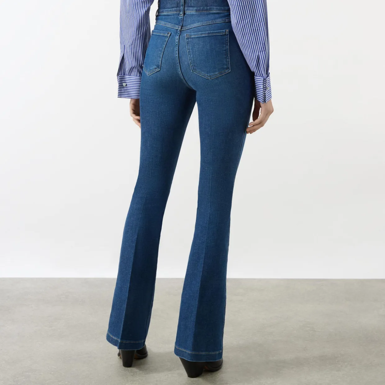 High-Rise Flared Jeans
